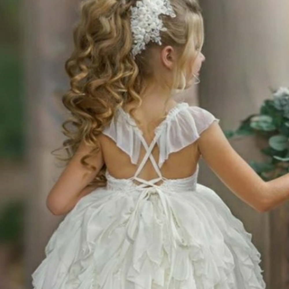 DOLLCAKE limited edition frothy frock Ivory DRESS 4 5 6 7 8 10 - Picture 7 of 12